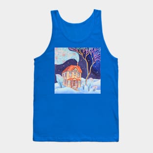 Dreams About Spring watercolor Painting Tank Top